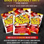 Back To School Party Flyer Template | Graphicriver With Back To School Party Flyer Template