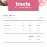 Bakery Invoice Template – Professional Sample Template Collection For Bakery Invoice Template