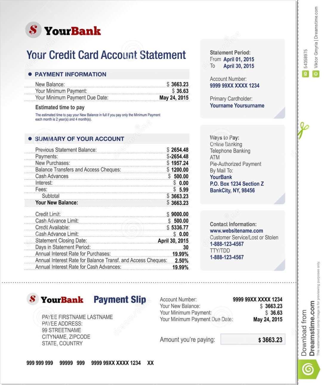 Bank Reconciliation: What It Is And How It Works With Regard To Credit Card Statement Template