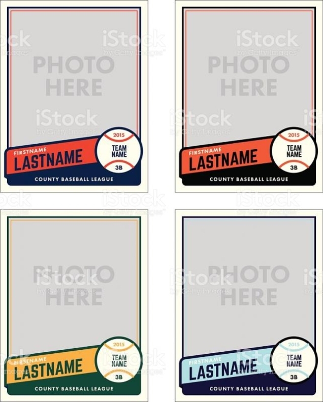 Baseball Card Template | Template Business For Baseball Card Size Template