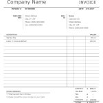 Basic Invoice Template | Templates At Allbusinesstemplates In Free Downloadable Invoice Template
