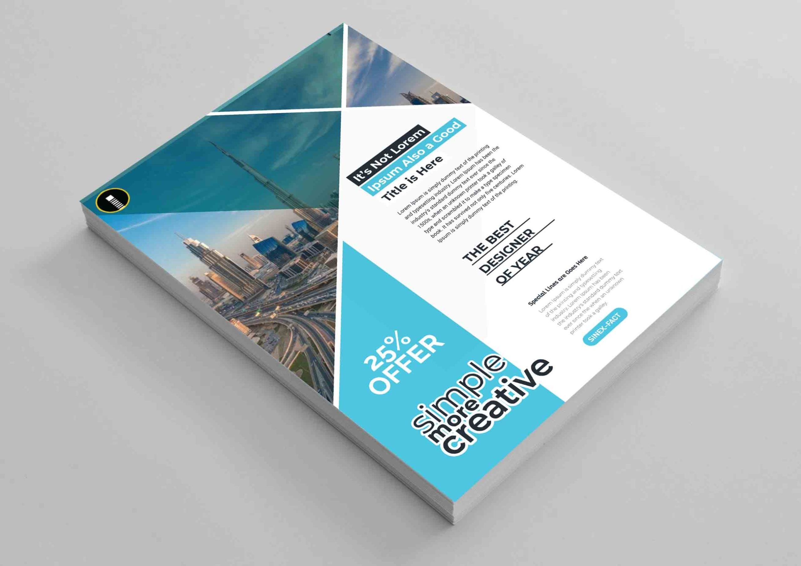 Best Business Flyer Design Template Vector Free Download - Indiater Within New Business Flyer Template Free