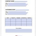 Billing Invoice Template « Download Free Blank Invoice Templates | Pdf Throughout Free Printable Invoice Template Microsoft Word