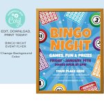 Bingo Night Flyer Template inside Bingo Night Flyer Template
