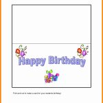 Birthday Card Template Word Quarter Fold ~ Addictionary Throughout Half Fold Greeting Card Template Word