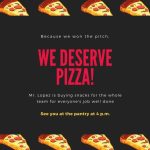 Black With Illustrated Pizza Party Invitation Templates By Canva for Pizza Party Flyer Template Free