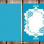 Blank Sailor Style Greeting Card Template – Download Free Vector Art, Stock Graphics & Images Pertaining To Greeting Card Layout Templates