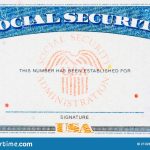 Blank Social Security Card Template throughout Ss Card Template