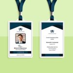 Blank University Id Card Template – Illustrator, Word, Apple Pages, Psd Intended For Id Card Template Ai
