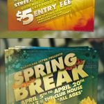 Block Party And Spring Break Flyer Template Pack By Seraphimchris | Graphicriver With Block Party Flyer Template Free