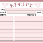 Bountiful Heirlooms: Free Printables: Recipe Cards And Desk Notes For Fillable Recipe Card Template