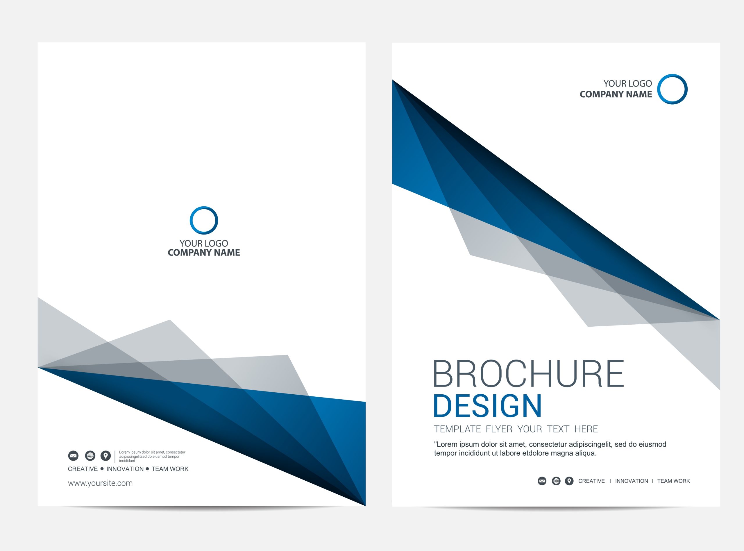 Brochure Layout Template, Cover Design Background 575750 Vector Art At Vecteezy Regarding Background Templates For Flyers