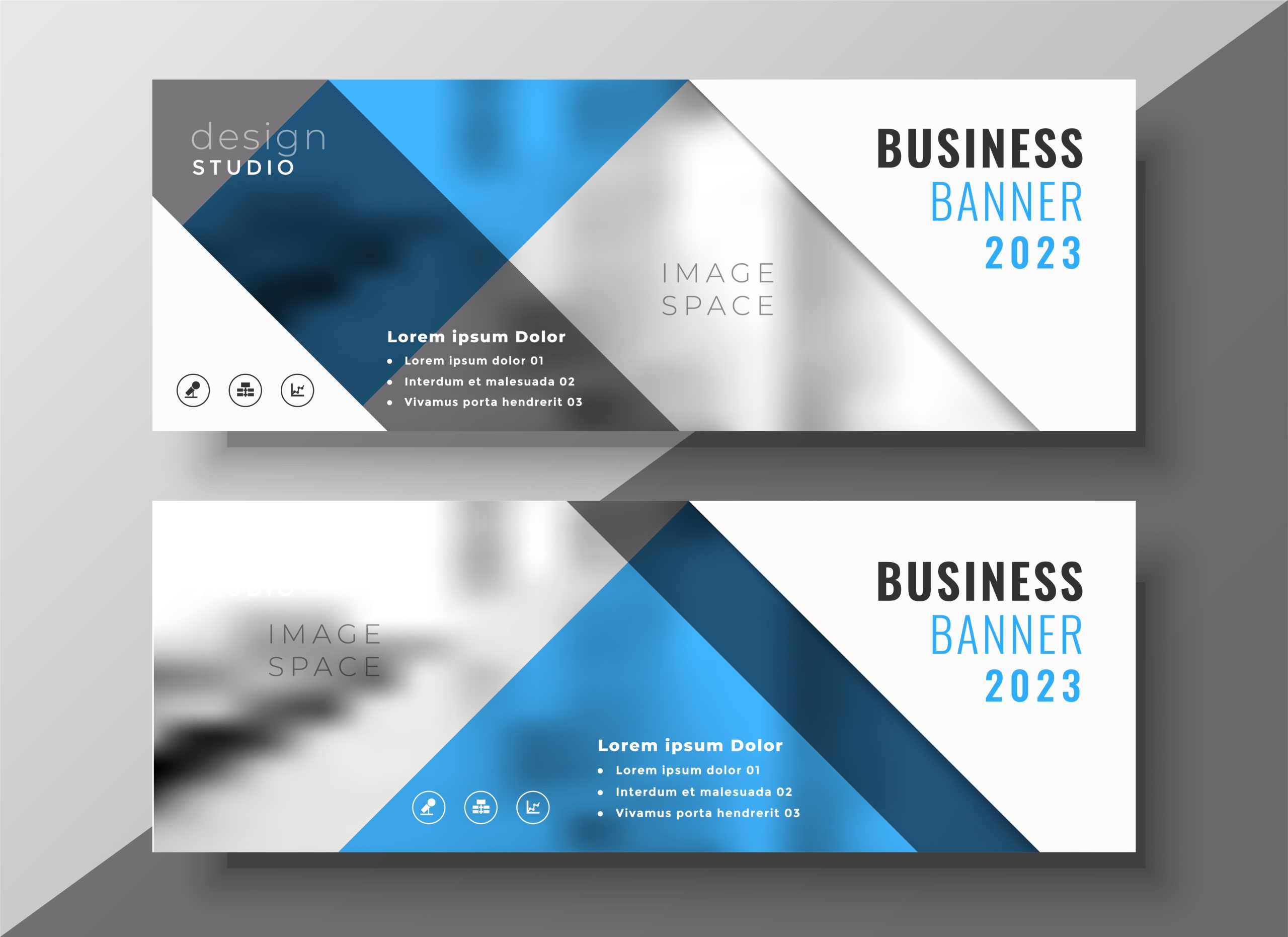 Business Blue Flyer Banner Template Design – Download Free Vector Art, Stock Graphics & Images Within Free Downloadable Flyer Templates