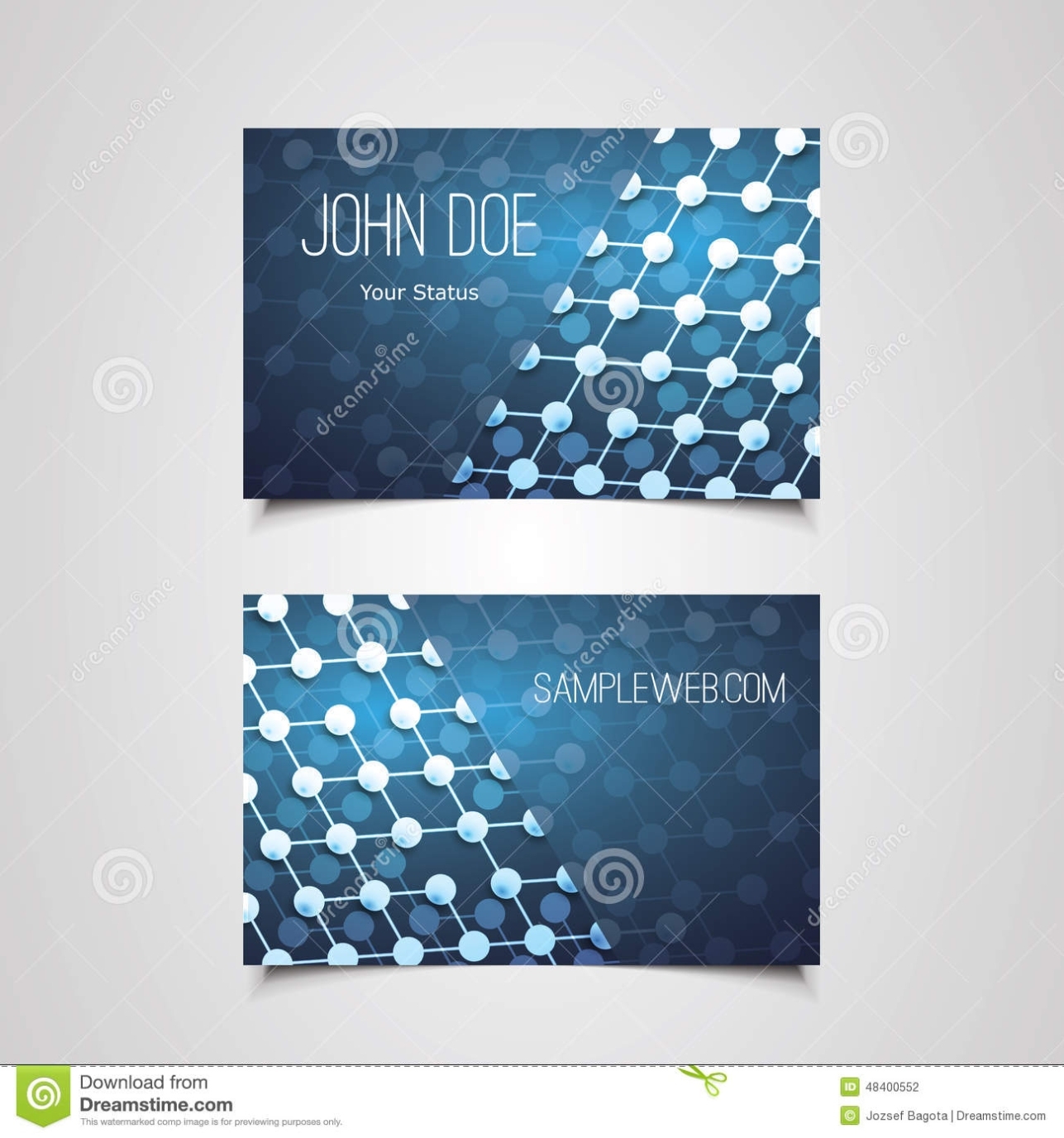 Business Card Template With Abstract Network Connections Pattern Design Stock Vector within Networking Card Template