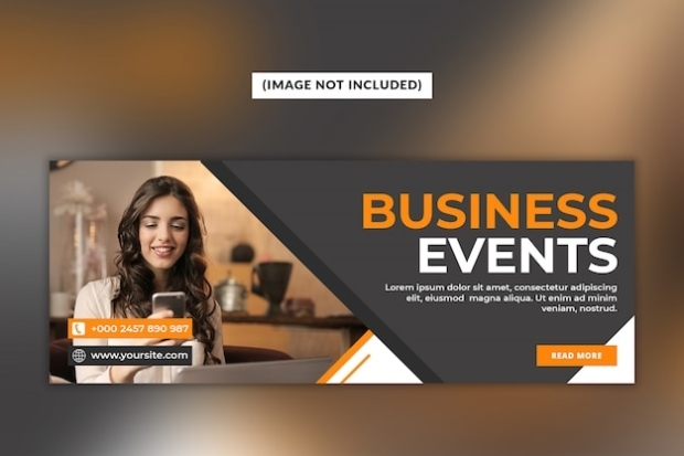 Business Events Facebook Cover Page Template | Premium Psd File With Regard To Facebook Templates For Business