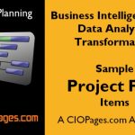 Business Intelligence Transformation Sample Project Plan Inside Business Intelligence Plan Template