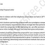 Business Proposal Letter For Partnership Sample Business – Earnca Inside Business Partnership Proposal Letter Template