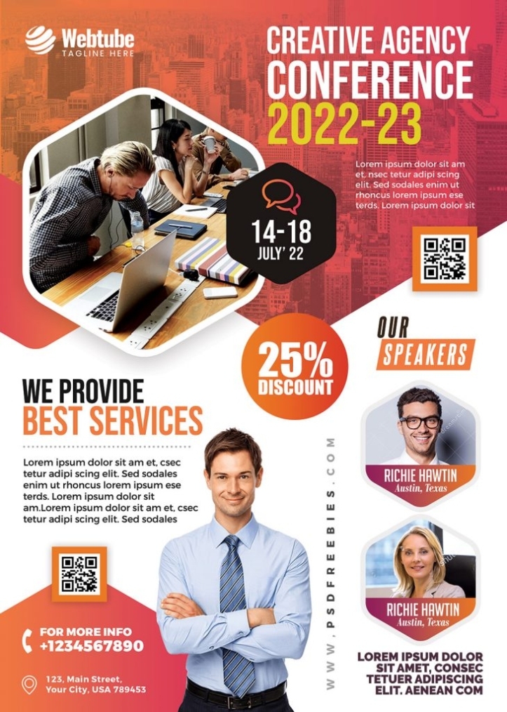 Business Seminar Promotion Flyer Psd Template – Psdfreebies Pertaining To Free Online Flyer Design Template