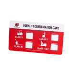 Buy Forklift Certification Cards [Customizable & High Quality] – Conger For Forklift Certification Card Template