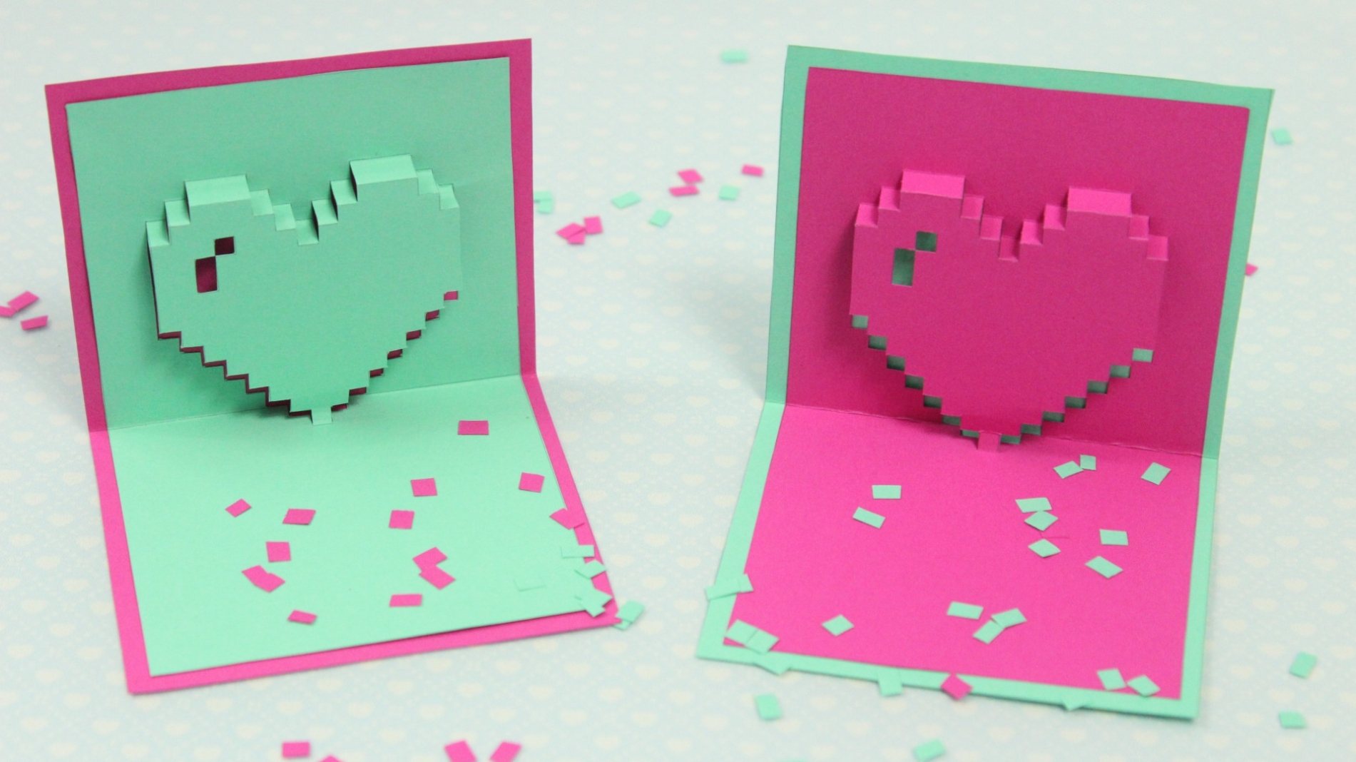Campbellslifelongblog: Basteln Mit Papier Pop Up Karte Basteln Muttertagsgeschenke Diy Muttertag Within Pixel Heart Pop Up Card Template