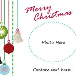 Cap Creations: Freebie Photo Christmas Cards Inside Free Holiday Photo Card Templates