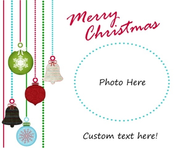 Cap Creations: Freebie Photo Christmas Cards Inside Free Holiday Photo Card Templates