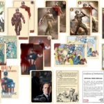 Captain America Trading Cards For Sale, Complete Set, May Include Some In Superhero Trading Card Template