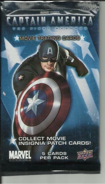 Captain America , Trading Cards Pack | Ebay With Superhero Trading Card Template