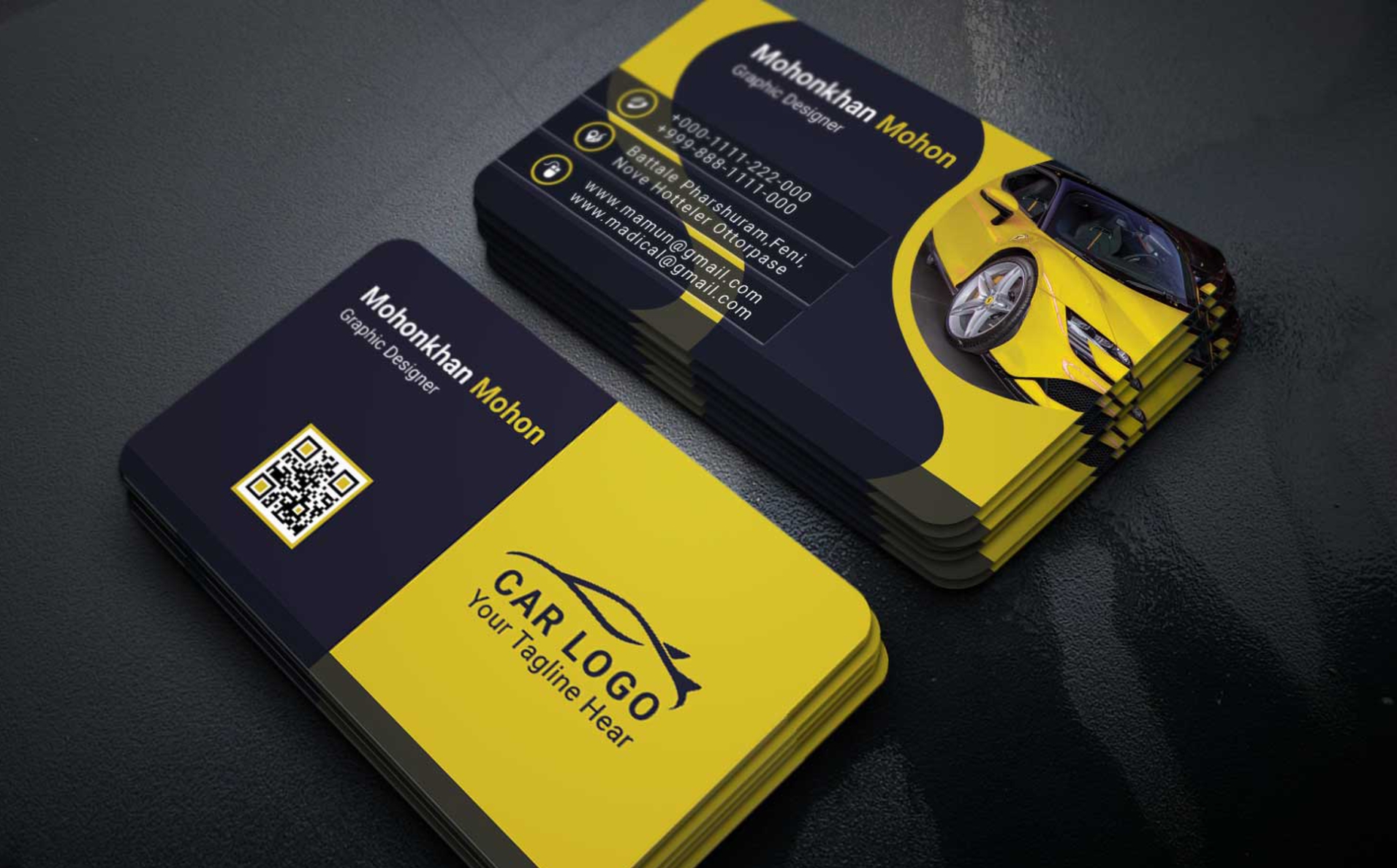 Car Business Card Corporate Identity Template In Automotive Business Card Templates