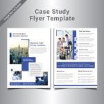 Case Study Flyer Template | Premium Vector Intended For Research Study Flyer Template