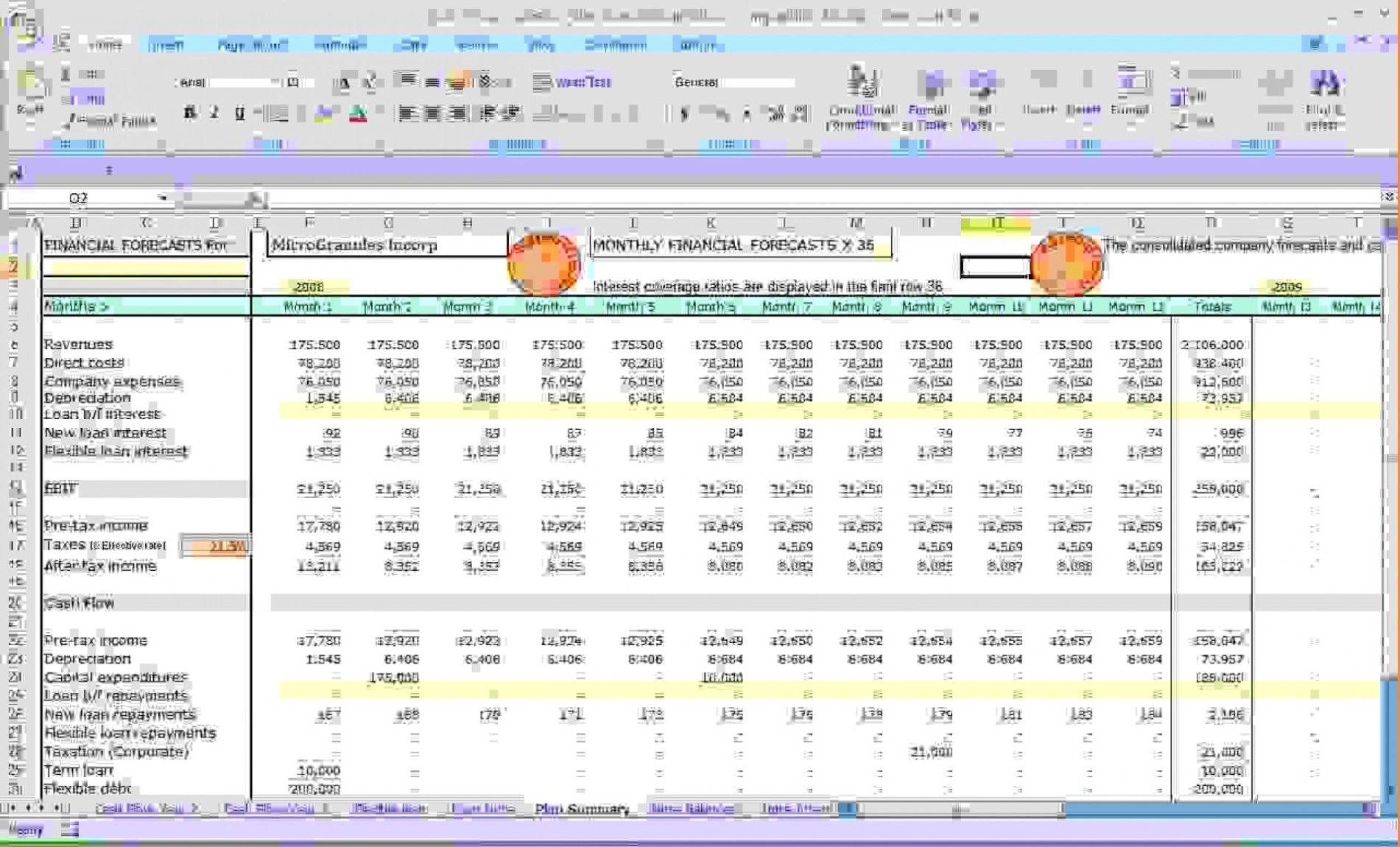 Cash Flow Spreadsheet Excel With 013 Cash Flow Forecast Templates Excel Template ~ Ulyssesroom Regarding Business Forecast Spreadsheet Template