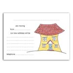 Change Of Address New House Moving Have Moved Home Blank Cards Notes | Ebay Pertaining To Moving House Cards Template Free