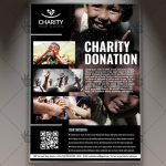Charity Donation – Premium Flyer Psd Template | Psdmarket Inside Donation Flyer Template