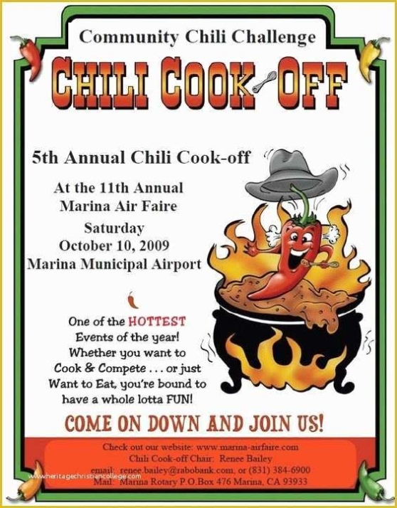Chili Cook Off Flyer Template Free Of Chili Cook F Rules – Heritagechristiancollege With Regard To Chili Cook Off Flyer Template