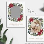 Christmas Card Photoshop Template | Christmas Wreath – All Newborn Props Pertaining To Free Christmas Card Templates For Photoshop