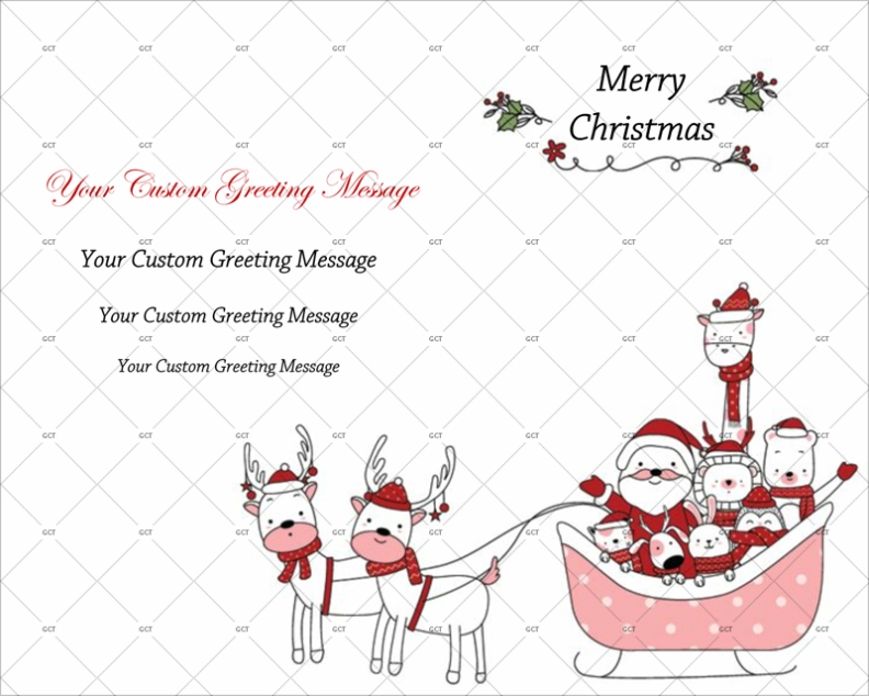 Christmas Card Templates - Templates For Microsoft® Word Pertaining To Printable Holiday Card Templates