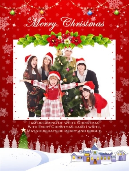 Christmas Collage / Card Add On Templates – Download Free Pertaining To Christmas Photo Cards Templates Free Downloads