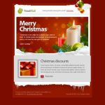 Christmas Email Template Premium Collection | Psddude For Holiday Card Email Template