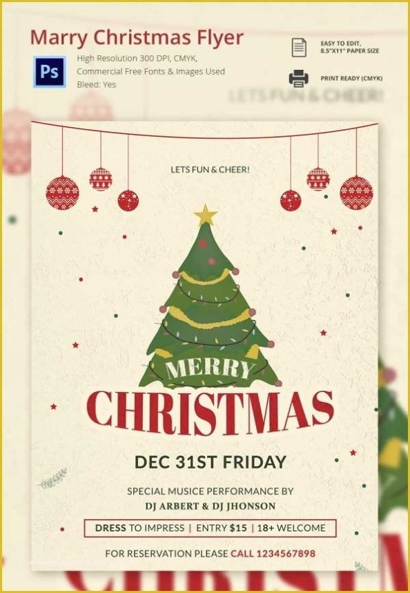 Christmas Flyer Word Template Free Of 60 Christmas Flyer Templates Free Regarding Free Holiday Flyer Templates Word