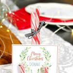 Christmas Printables - Free Printable Christmas Place Cards - Clean And Scentsible throughout Diy Christmas Card Templates