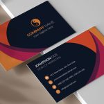 Clean And Simple Business Card Template By Mouritheme | Codester with regard to Buisness Card Template