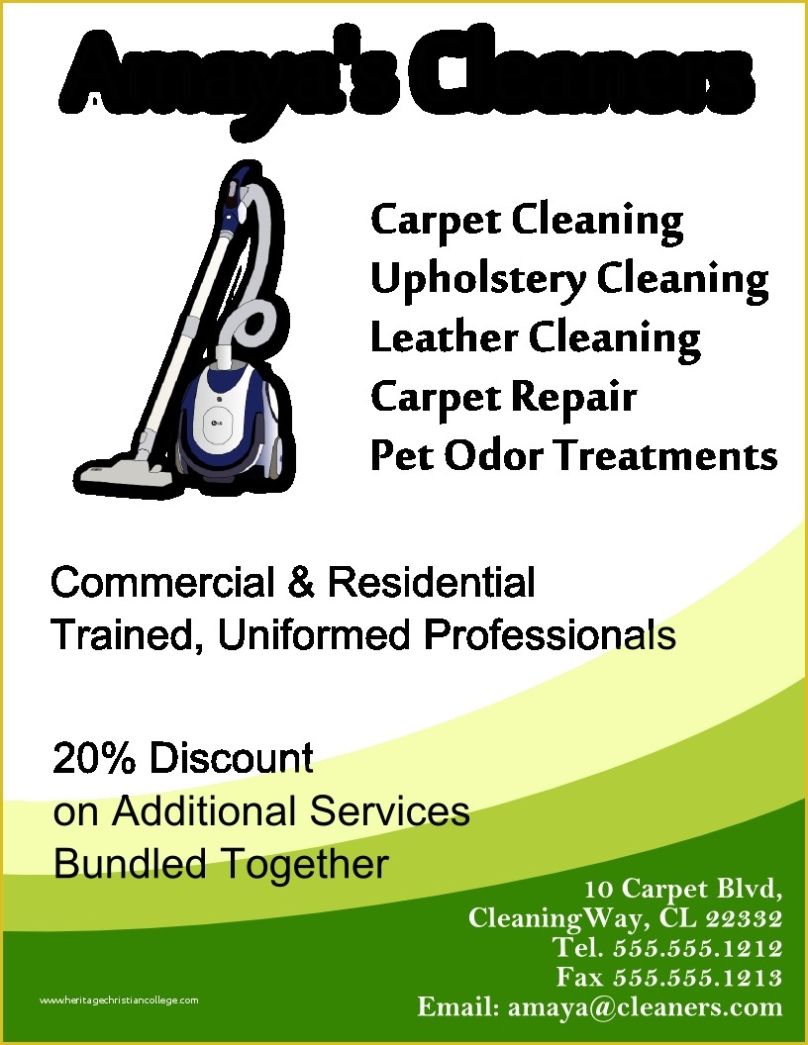 Cleaning Flyers Templates Free Of Cleaning Flyer Template Free View R Within Janitorial Flyer Templates