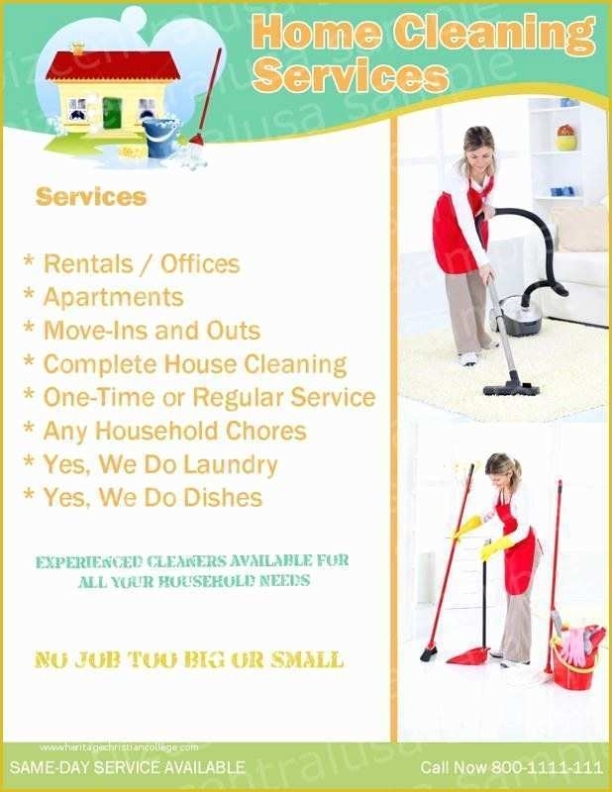 Cleaning Flyers Templates Free Of Cleaning Flyers Ideas Bing Within Janitorial Flyer Templates