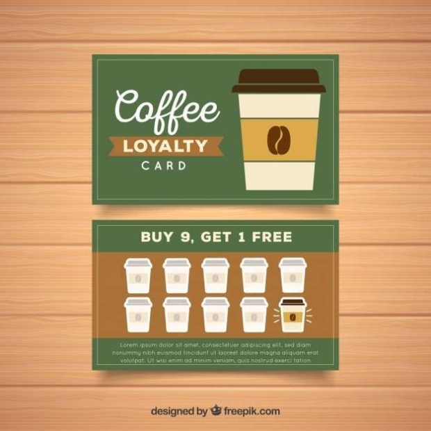 Coffee Loyalty Card Template Free Intended For Coffee Business Card Template Free
