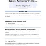 Collaboration Proposal Template in Business Partnership Proposal Letter Template