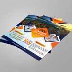 Colorful Business Flyer Free Psd Template – Graphicsfamily For Flyer Design Templates Psd Free Download