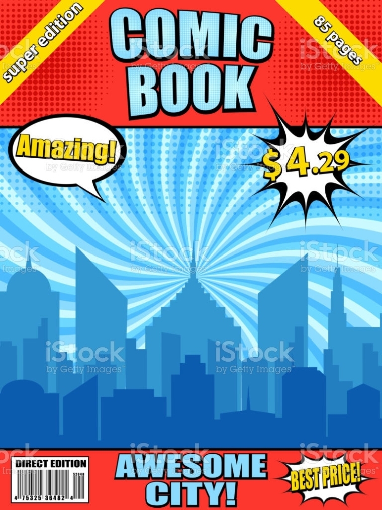 Comic Book Powerpoint Template | Simple Template Design With Regard To Powerpoint Comic Template