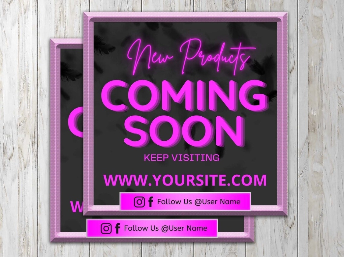 Coming Soon Flyer D.i.y Canva Coming Soon Flyer Template | Etsy Regarding Opening Soon Flyer Template