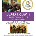 Community Meeting Flyer - Alakaʻi O Kauaʻi Charter School for Meeting Flyer Template