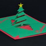 Complex Pyramid Christmas Tree Pop Up Card Template – Creative Pop Up Cards Inside Diy Christmas Card Templates
